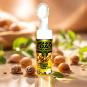   Csiganyál tápláló és tisztító arclemosó hab Szilikon kefével 150 ML