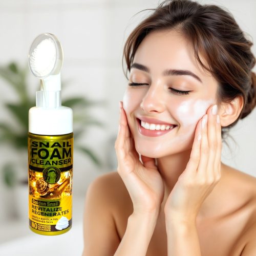 Csiganyál tápláló és tisztító arclemosó hab Szilikon kefével 150 ML