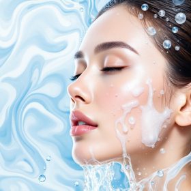   Hialuronsav tápláló és tisztító arclemosó hab Szilikon kefével 150 ML