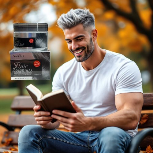 Professzionális Sadoer Színes Hajwax, szürke, 120 g