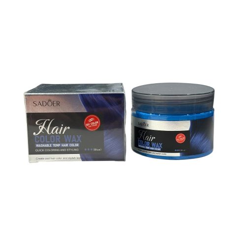 Professzionális Sadoer Színes Hajwax, kék, 120 g
