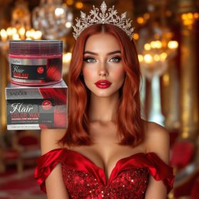 Professzionális Sadoer Színes Hajwax, Piros, 120 g