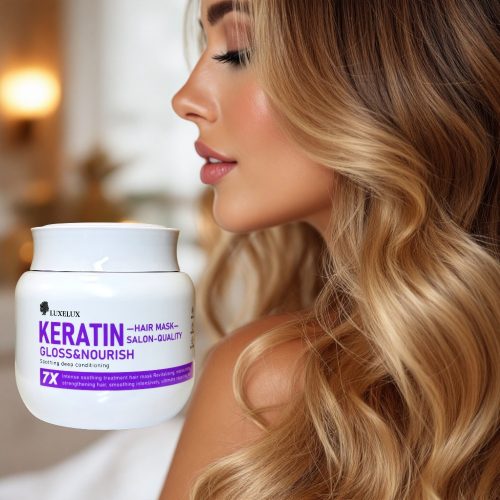 Prémium Keratin Hajmaszk nagy kiszerelés 800 ML Botox-Keratin-Kollagén tartalmú
