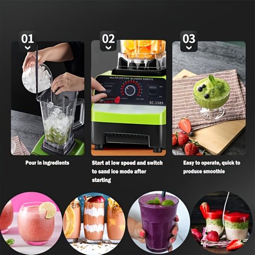 2 in 1 Nagy teljesítményű turmixgép 4500 W