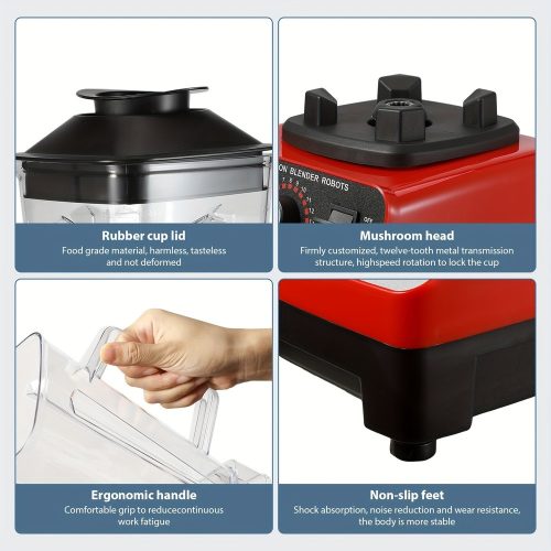 2 in 1 Nagy teljesítményű turmixgép 4500 W