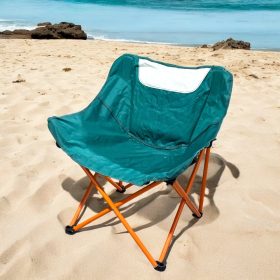   Összecsukható és hordozható kemping szék tárolózsákkal 130 kg teherbírással