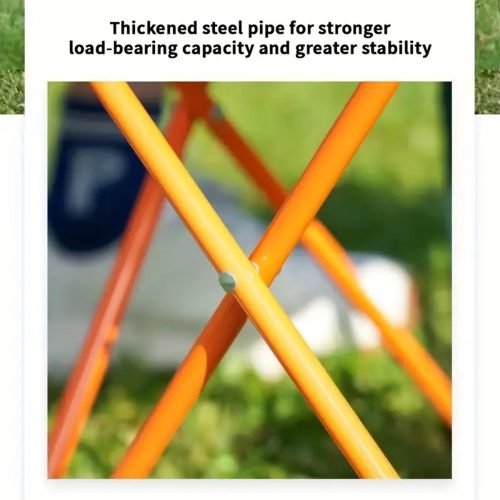 Összecsukható és hordozható kemping szék tárolózsákkal 130 kg teherbírással