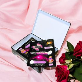   10 db Lifting hatású arcmaszk+Extra Biogold szérum,40ml/db Ajándék nőknek fémdobozzal 