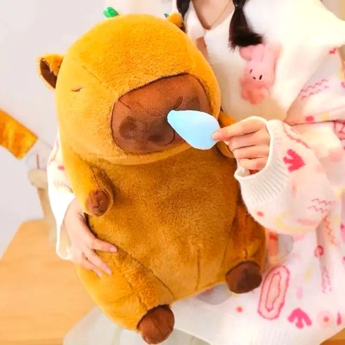 Capybara plüss kihúzható takonnyal 35 CM,  45 CM, 55 CM