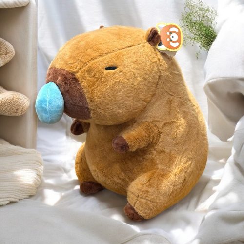 Capybara plüss kihúzható takonnyal 35 CM,  45 CM, 55 CM