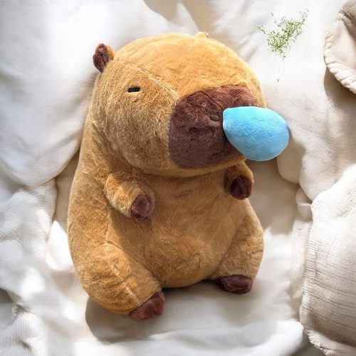 Capybara plüss kihúzható takonnyal 35 CM,  45 CM, 55 CM