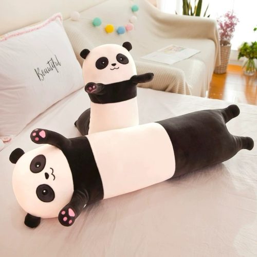 Hosszúkás formájú Panda Plüss Párna 50 CM, 90 CM,  130 CM 