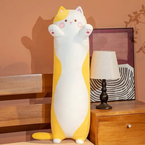 Hosszúkás formájú Macska Plüss Párna 50 CM, 90 CM,  130 CM 