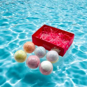 6 db Nagy golyó alakú Fürdőbomba Ajándékdobozzal