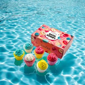   6 db Fagyi alakú fürdőbomba,Ajándék fürdőbombák nőknek 100g/db Ajándékdobozzal