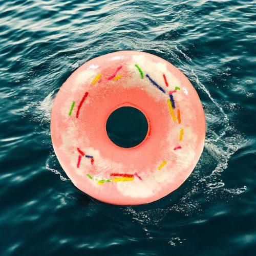 3 db Nagy Fánk formájú Fürdőbomba 100g/db