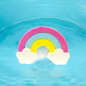   3 db Nagy Szivárvány Felhők formájú Fürdőbomba 170g/db