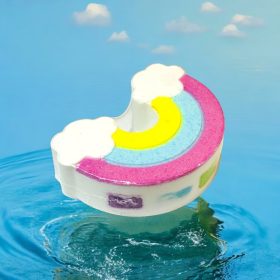   3 db Nagy Szivárvány Felhők formájú Fürdőbomba 170g/db