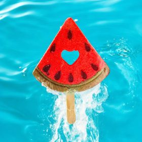   3 db Nagy görögdinnye jégkrém formájú Fürdőbomba 100g/db