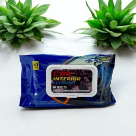 Autóbelső tisztító törlőkendők 50 db