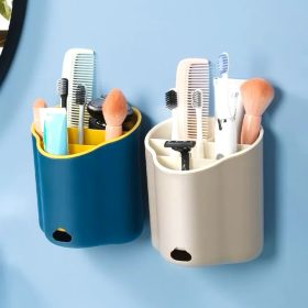   Evőeszköz tartó,Smink tartó,álló illetve falra is akaszható,fúrás nélkül.A színeket véletlenszerűen szállítjuk