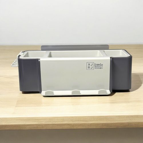 01 Multifunkciós Konyha és Fürdőszoba Rendszerező,Fali akasztó, fúrás nélkül , kivehető kampókkal