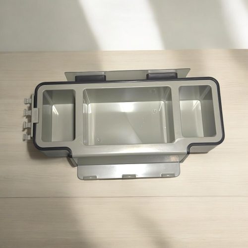 01 Multifunkciós Konyha és Fürdőszoba Rendszerező,Fali akasztó, fúrás nélkül , kivehető kampókkal