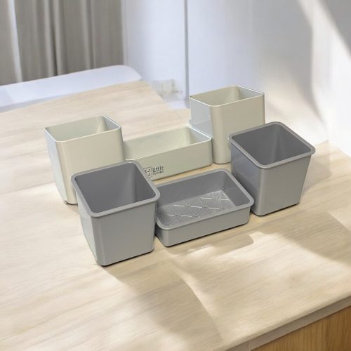 02 Multifunkciós Konyha és Fürdőszoba Rendszerező,Fali akasztó, fúrás nélkül , kivehető kampókkal