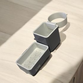   03 Multifunkciós Konyha és Fürdőszoba Rendszerező,Fali akasztó, fúrás nélkül , kivehető kampókkal