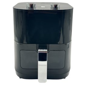   10 Literes Forrólevegős Sütő Airfryer Betekintő Ablakkos Fekete