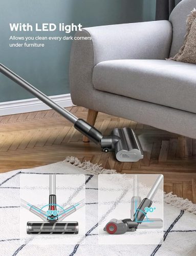 YISSVIC W12 Vezeték nélküli porszívó 2200mAh,200W