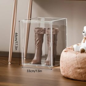 Nagyméretű Átlátszó csizma display box 