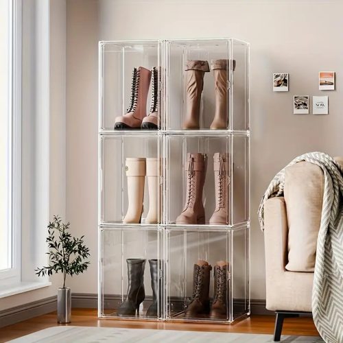 Nagyméretű Átlátszó csizma display box 