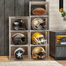 Nagyméretű Átlátszó bukósisak display box