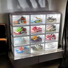 LED Átlátszó Sneakers Hangvezérelt Display Box