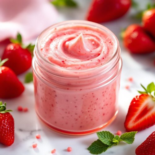 Mélytisztító Epres bőrradír 500ml