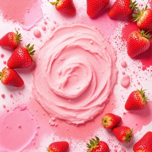 Mélytisztító Epres bőrradír 500ml