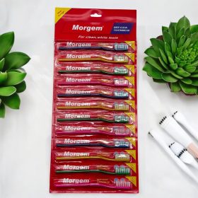 12 db Morgem fogkefe többféle színben 