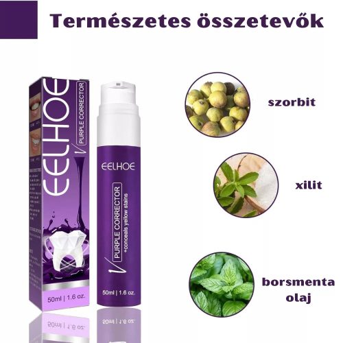 Eelhoe Lila Fogfehérítő Krém - 50 ml